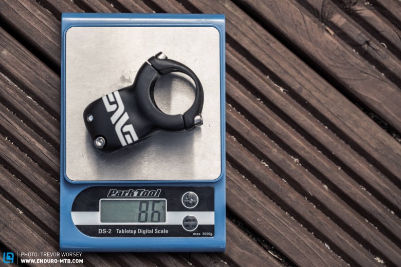 The ENVE Mountain Stem is one of the lightest on the market at 86g