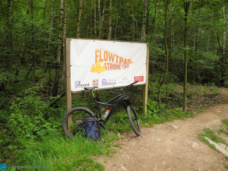 "My data connection was slow but I was able to get to a web page that showed that I was sitting within a few hundred meters of a dedicated mountain biking trail."