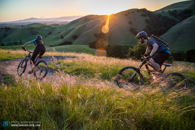 "Depending on your route, rides range from 14-20 miles. We often skip the initial XC section of trail, start at the midway point, and do multiple loops on the flow country style sections."