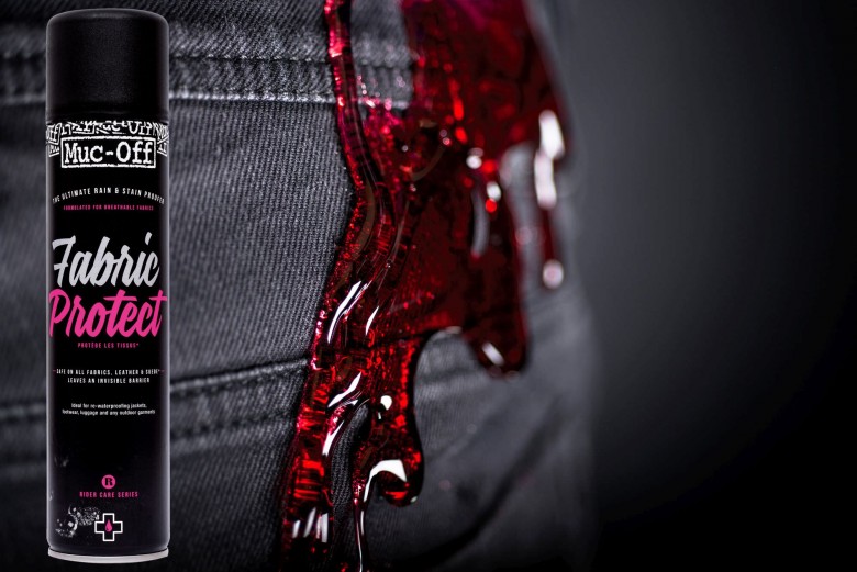 Muc-Off's ultimate rain and stain proofer.