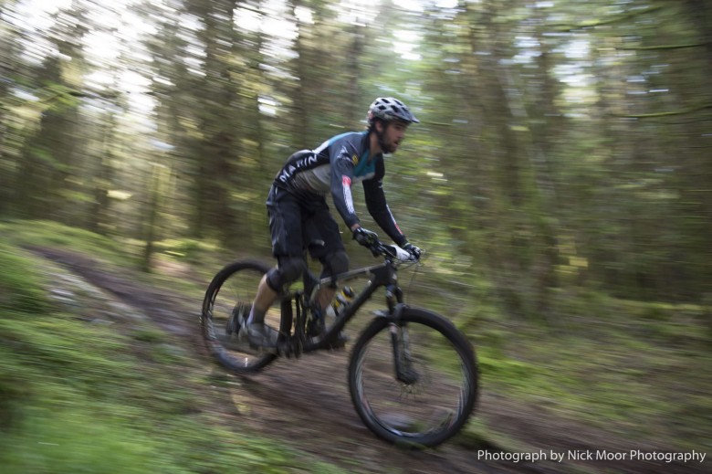 "Fast fresh loam corners right from the beginning had you hauling towards a long section of flowy trail centre hard-pack, before firing into such a cool section of fast rooty corners and finally finishing on another section of fast trail centre single-track."