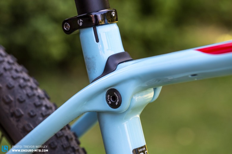 The Isospeed Decoupler improved huge seat tube compliance for a more comfortable ride