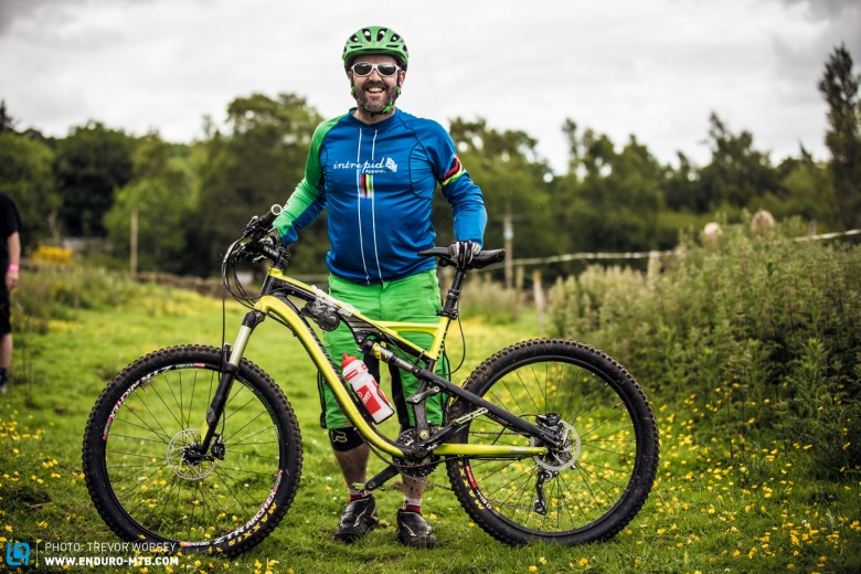This Specialized Stumpjumper was the ideal bike for the day, riden by Joady MacRae