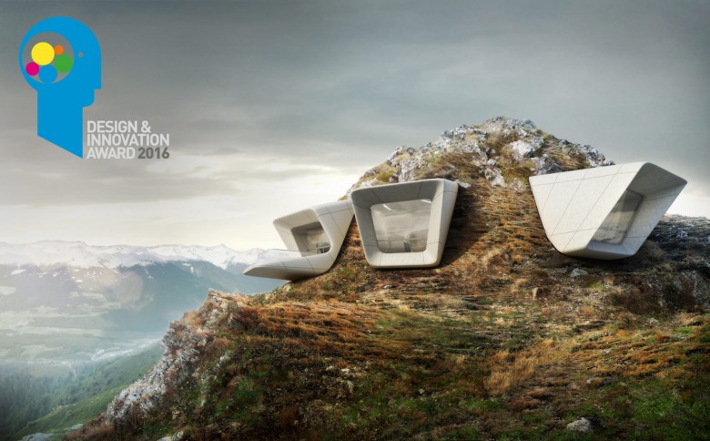 The Design & Innovation Award 2016 brings us to this futuristic venue in the heart of the Alps: Kronplatz  / San Vigilio – Dolomites.