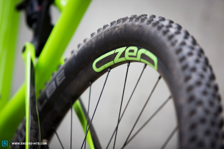 Der neue Cannondale CZero-Laufradsatz mit Carbonfelgen soll 1.600 g bei 23 mm Felgeninnenbreite wiegen.