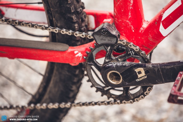 The chainguide stems from CENTURION, and it is already optimized to improve the chainline from the new BOOST standard.