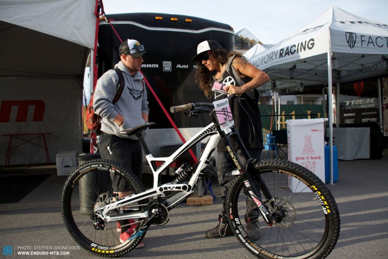 Marketing well done! YT Industries and SRAM offer Missy the necessary support in Windham.