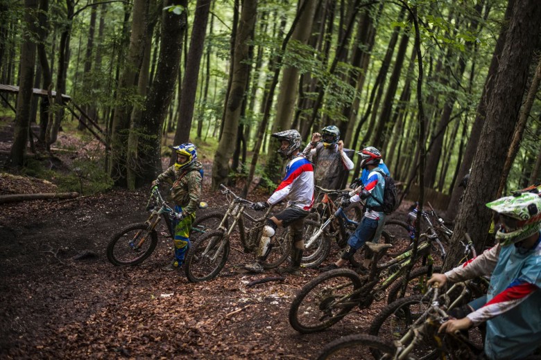 A Privee enduro frame was up for grabs along with a free G-Shock watch for the first 15 riders
