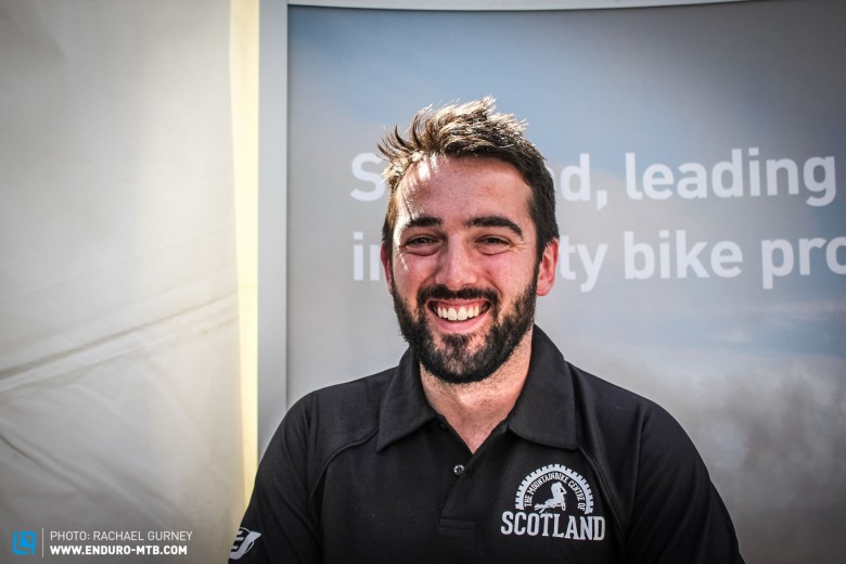 Danny Cowe from the Mountain Bike Centre of Scotland (MTBCoS)