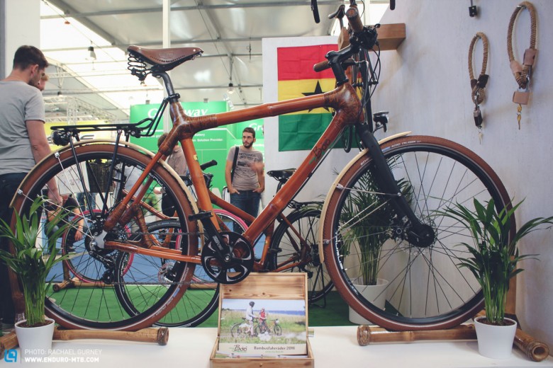 Bamboo bikes from 'myBoo'. Sustainable bikes handmade in Ghana through the non-profit organisation The Yonso Project