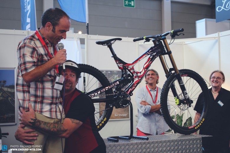 Legend Shaun Palmer 'presenting' a limited run of replica bikes coinciding with the release of Intense's new carbon downhill rig the M16C.