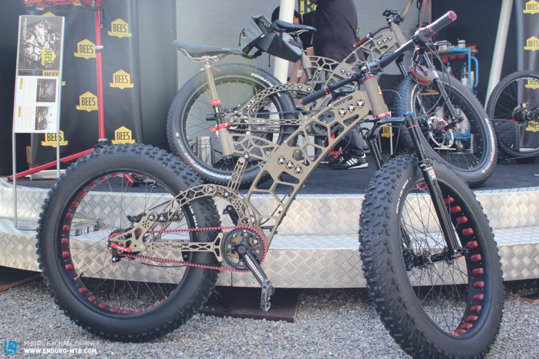 Bees Bikes - Maybe the bike with the most confusing identity yet - e-bike, fat bike, hard tail and full sus all in one....