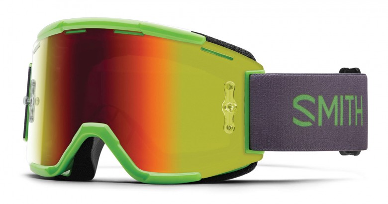 "Featuring a massive, single Carbonic-X cylindrical lens, the Squad MTB goggle provides maximum clarity, wide field of view, and superior durability."