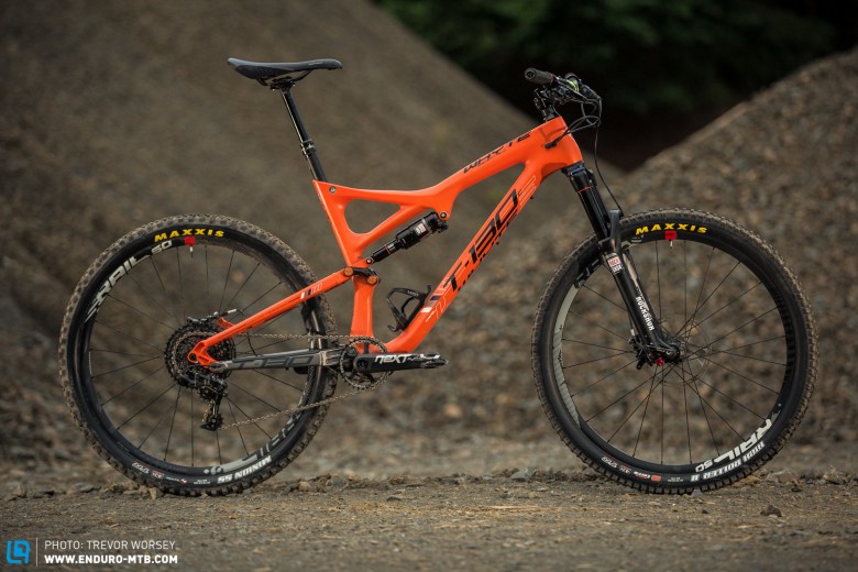 The new Whyte T130c blends an aggressive frame design with the T130's established geometry