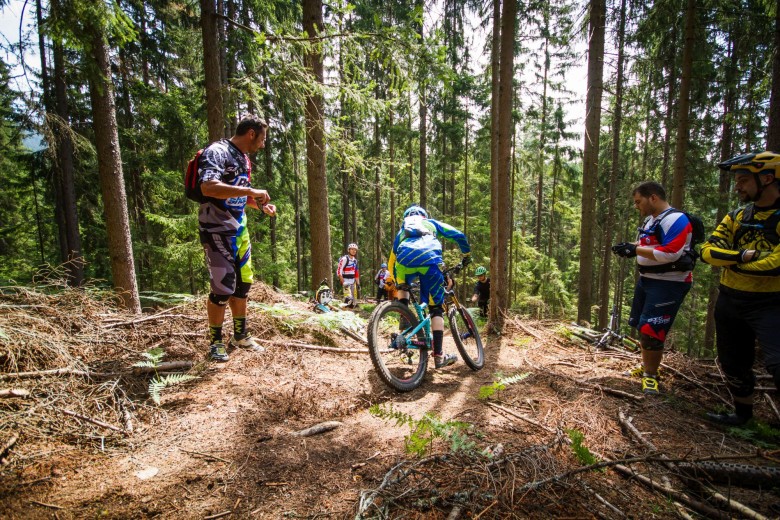 "The first day entailed all aspects of riding in the Mountain Nomad Bike Park, consisting of tones of flowing trails, great terrain and an incite into the technical aspects of riding."