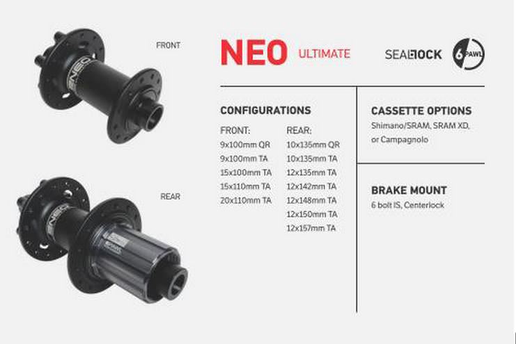 Die neuen Stan's Neo-Naben sind in einer Vielzahl verschiedener Standards erhältlich. 