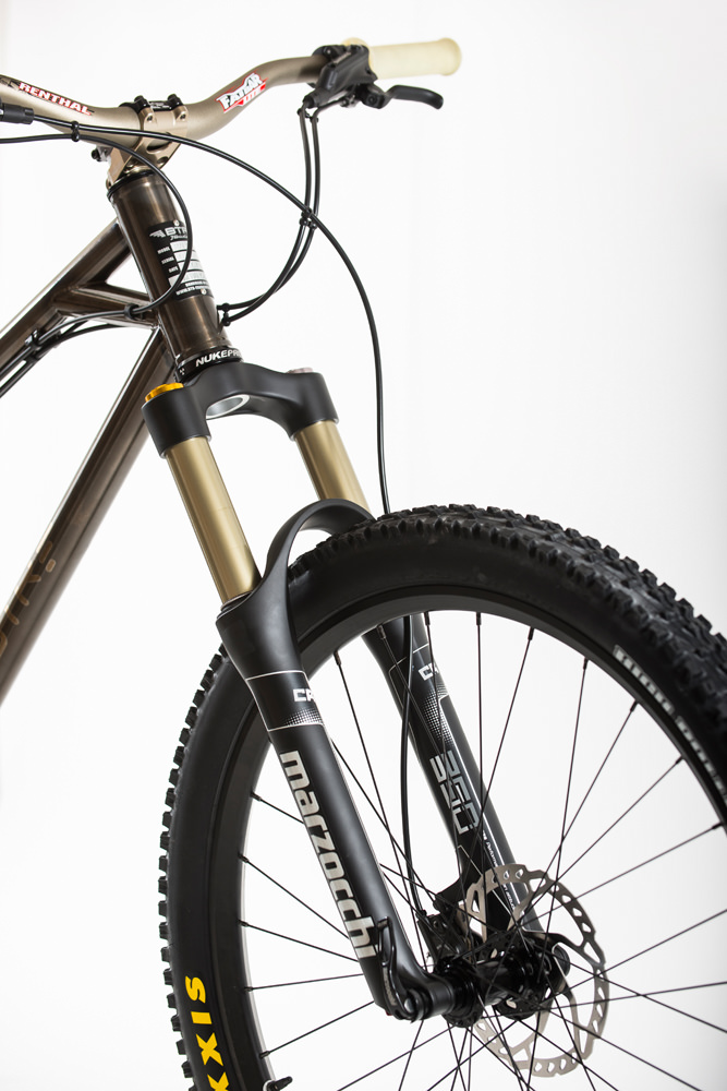 The Ranger has been paired with a Marzocchi 350 CR fork at 120mm.