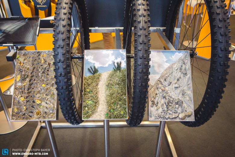 Unpacked and mounted: Continental claim this tread can tackle virtually any ground condition.