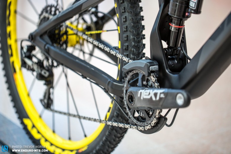 A RaceFace Next SL crank adds to the desirability