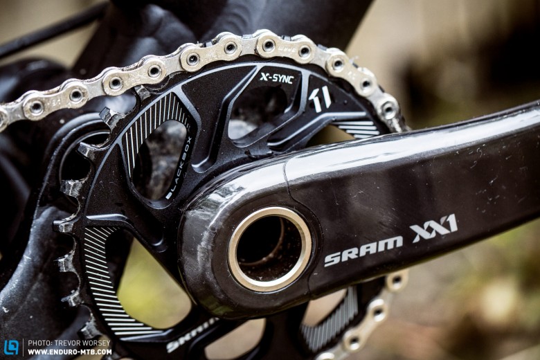 The XX1 Black now includes the new X-SYNC Direct Mount Chainring