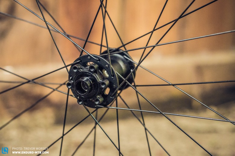 The wheels are laced with Sapim Custom Force spokes to keep the weight low