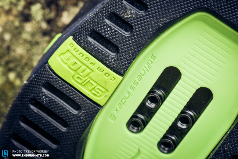 The sole features the SlipNot rubber sole for confident traction
