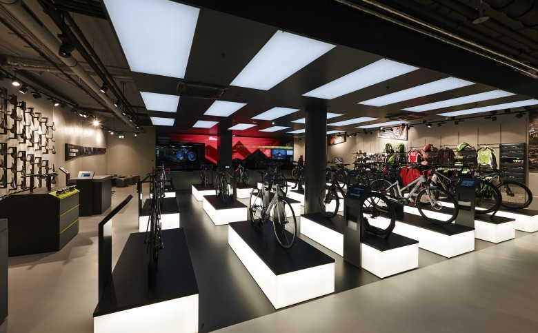 Die ROSE BIKETOWN im München stellt ein völlig neues Konzept in der Bike Branche dar. 