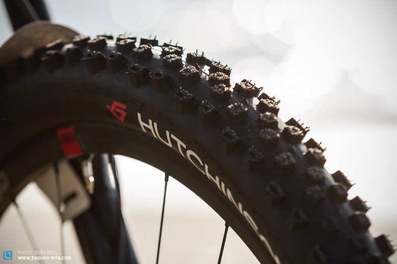 Thomas mixes Hutchinson's Toro and Squale tyres. 