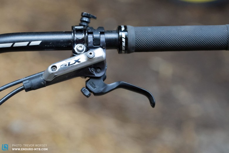 Budget Stoppers: The Shimano SLX brakes may be considered budget brakes, but their performance is nothing but high-class. Throughout the testing they performed exceptionally and provided confidence-inspiring deceleration.