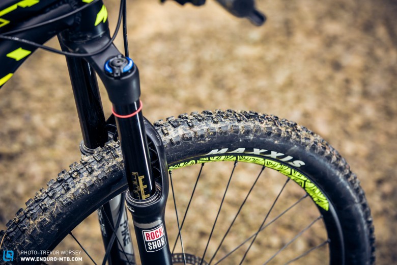 Commencal's own brand wheels have proven tough if a little heavy.
