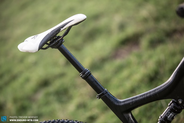 The new bike has a 12 mm lower seatmast for those who want to run a longer dropper