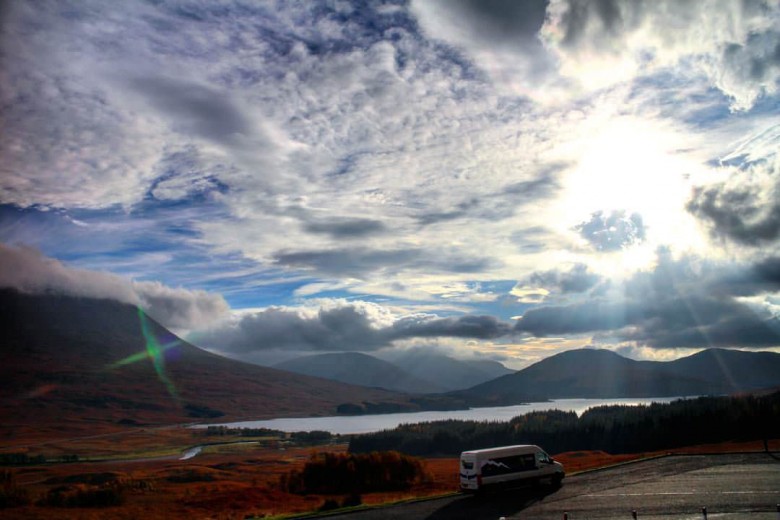 The drive back home - Scotland is never a disappointment.