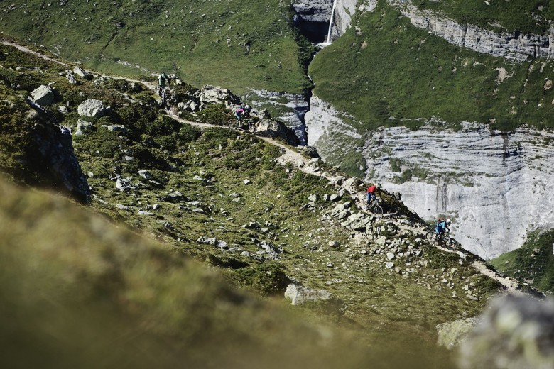 Hochalpine Enduro-Stages werden einen Teil der Strecken bei der Premiere der TrailTrophy in Flims-Laax ausmachen. 