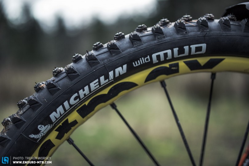A decent mud tyre will turn your sideways motion into forward speed