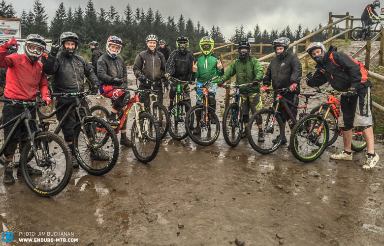 Weather was pretty shitty at some points, but riders didn't care!