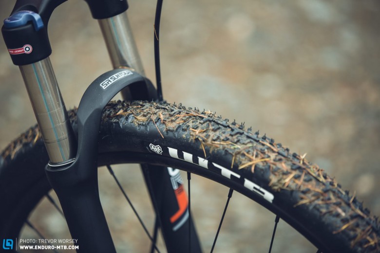 The WTB Nano Tyres are aimed at Marathon XC riders, and perform well on hardpack