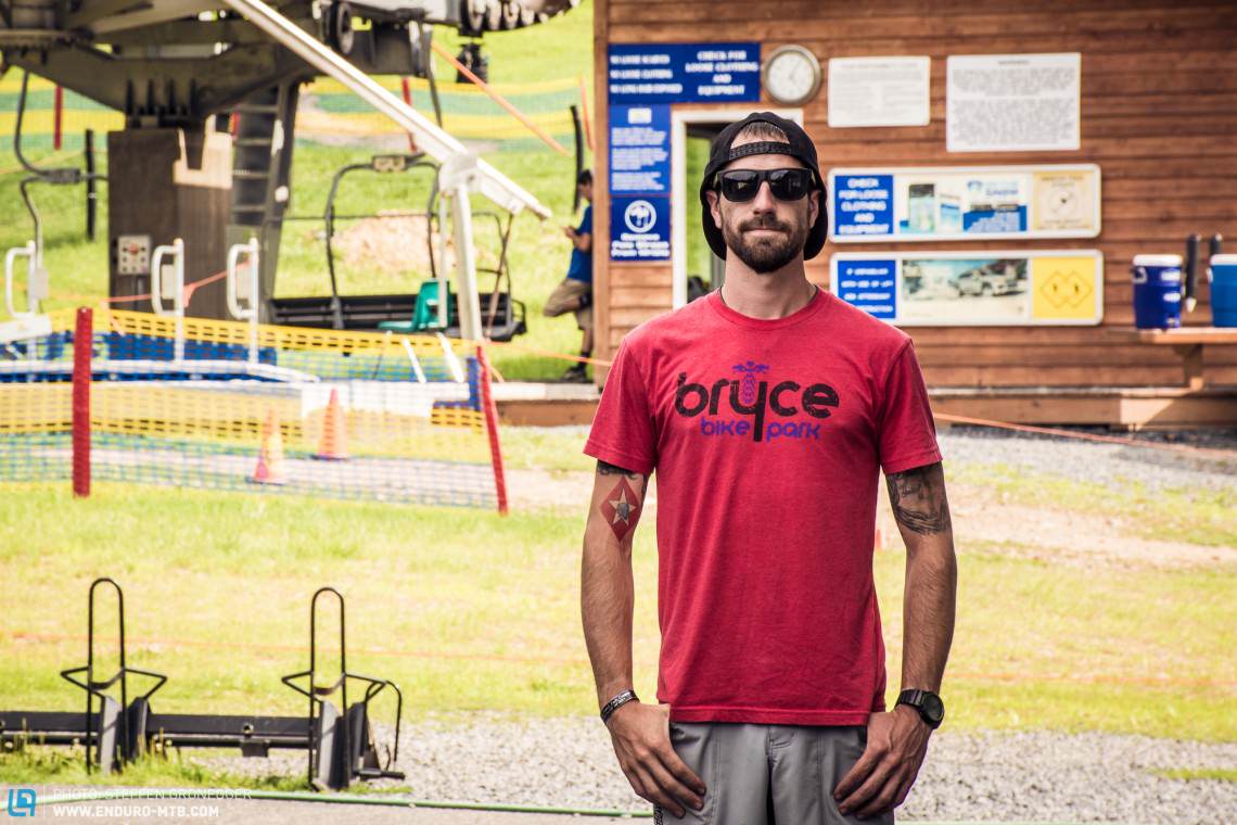 Derek, Bryce Bike Park manager: “We aim for everyone! We don’t want to be a park for rippers.”