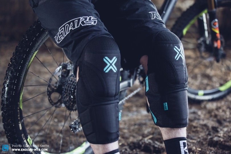 The FUSE Echo Knee/Shin combo pads feature full length, substantial protection.