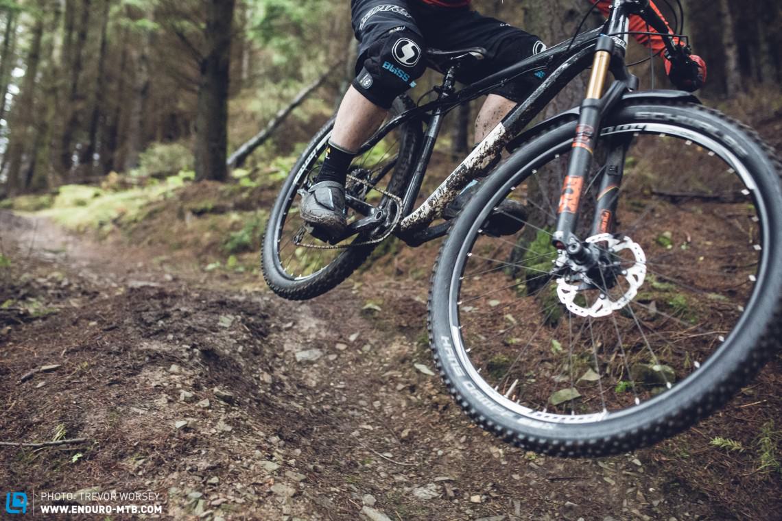 We have pushed the wheels far beyond XC terrain and they have proved robust and reliable.