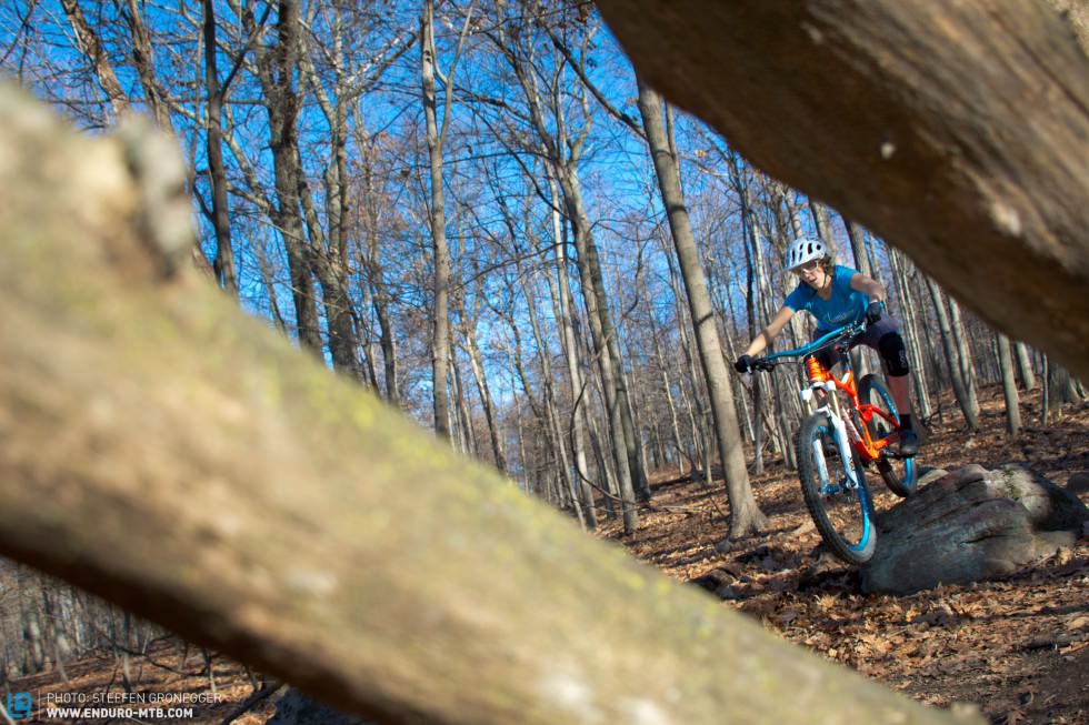 East Coast Style: Short climbs, rocky drops and improvised jumps are part and parcel of any decent East Coast loop.