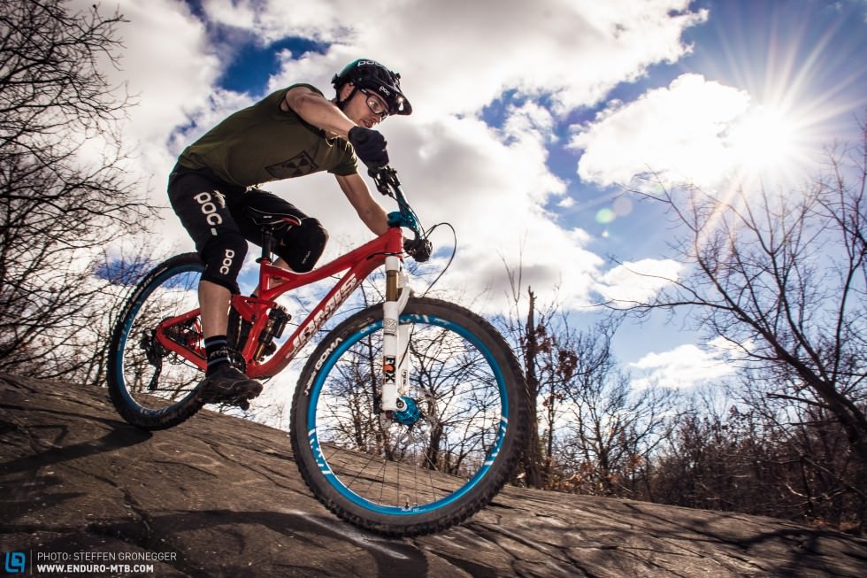 Shredding trails that are just screaming adrenaline on bikes that can take on anything.