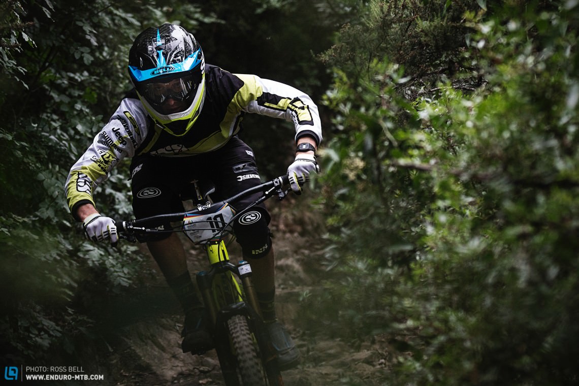 Martin is quickly becoming one of the best all round riders, quick on both the tech and the pedally sections. 