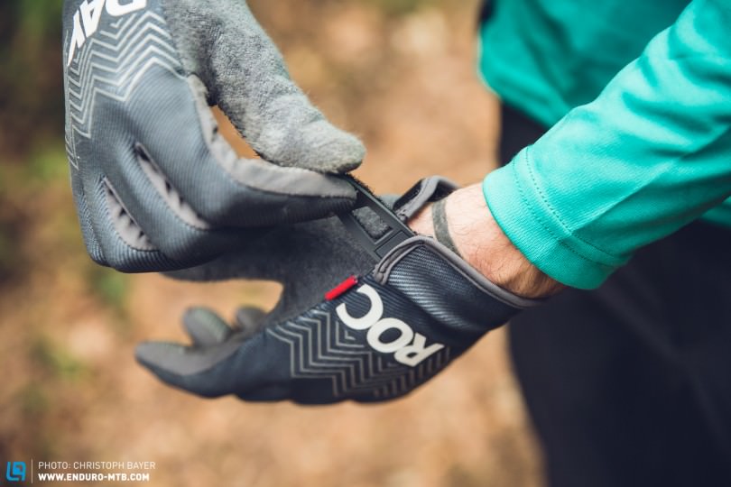 Velcro fasteners allow the gloves to fit snugly on your wrist.  