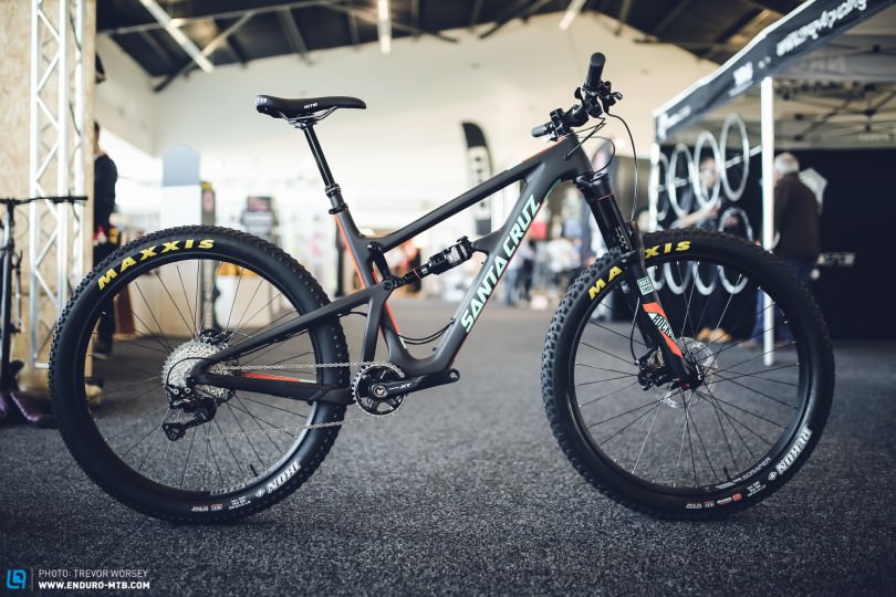 The new Santa Cruz Hightower was the bike that everyone was talking about. The 27.5+  looked great fun to us.