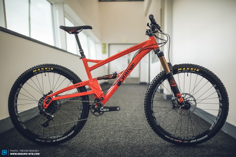 Orange have a habit of dropping new bikes at The Bike Place, their new Four may be the answer for those looking for a nimble and agile trail bike.