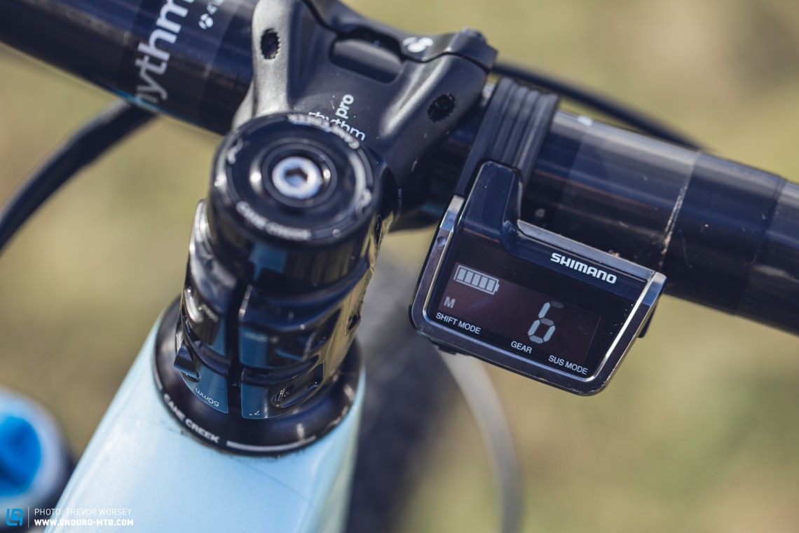 Katy will be running full Shimano Di2 electronic shifting for fast changes.