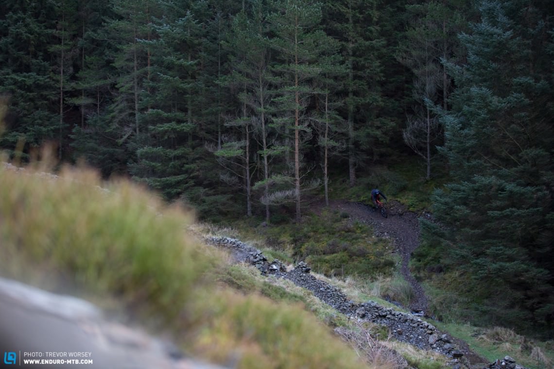 From trail  to EWS stage, the Whyte T-130 C RS felt comfortable on them all.