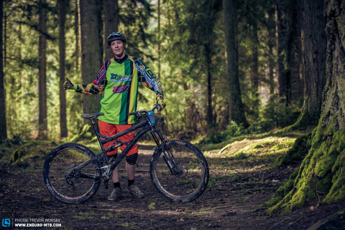 Donald Rogers: "My favourite thing about my bike is it feels like a monster truck through the rough stuff and flattens out the steeps which is rad."
