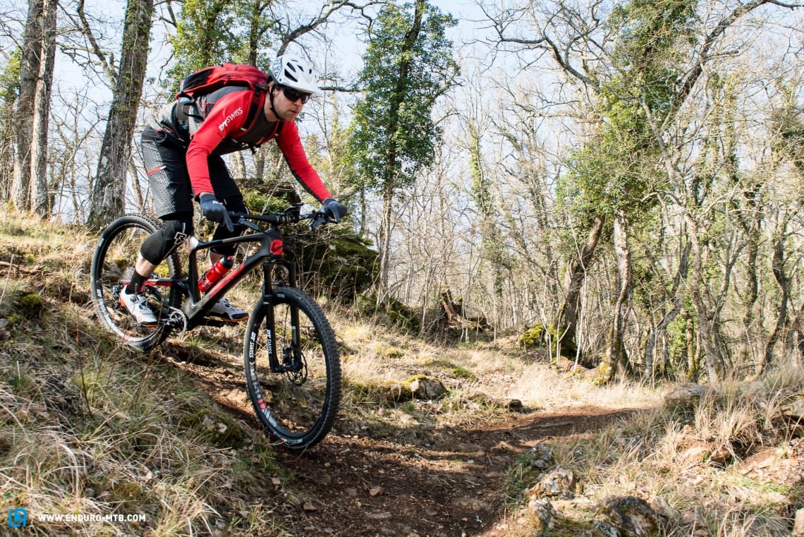 The trails around DT’s French HQ provided the ideal test conditions for the new DT Swiss XM 1501 SPLINE ONE 25 wheels