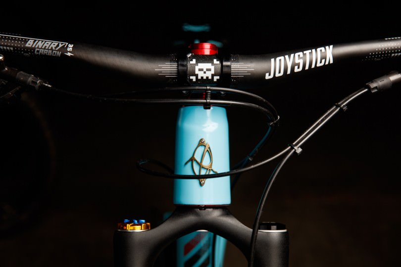 The bike will be decked out in some bling from Joystick! 
